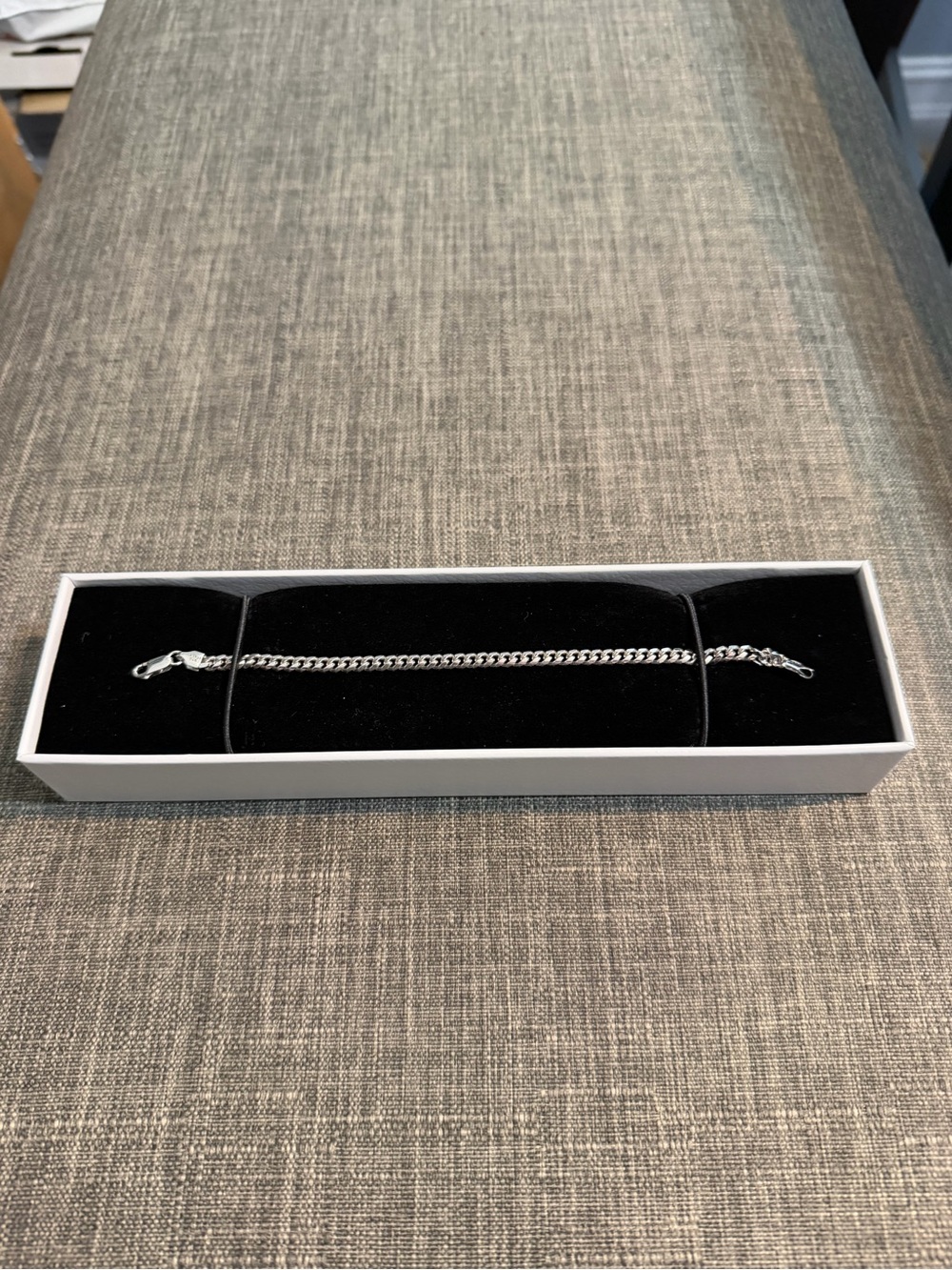 Jaxxon Silver 5mm Cuban Link Bracelet 8 inch - Men